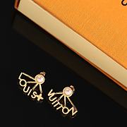 Louis Vuitton earing gold -05 - 5