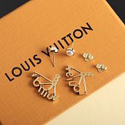 Louis Vuitton earing gold -05 - 3