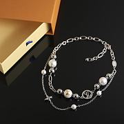 Louis Vuitton Necklace silver -08 - 5
