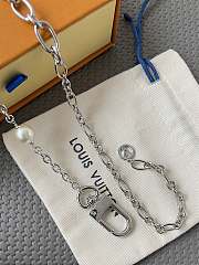 Louis Vuitton Necklace silver -09 - 5