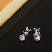 Louis Vuitton earing silver -012 - 1