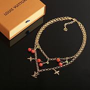 Louis Vuitton Necklace silver -012 - 4