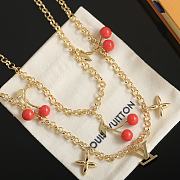 Louis Vuitton Necklace silver -012 - 3