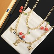 Louis Vuitton Necklace silver -012 - 2