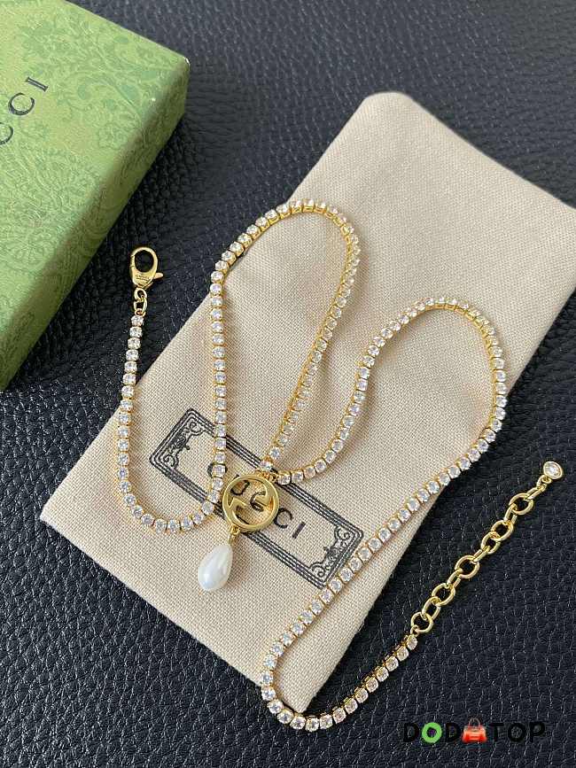 Gucci Necklace gold -08 - 1