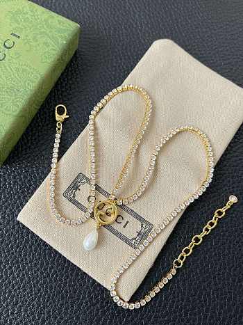 Gucci Necklace gold -08