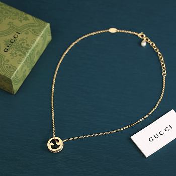 Gucci Necklace gold -09