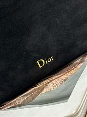 Dior Medium Diorly Bag Saddle Suede Calfskin size 31.5 x 25 x 8 cm - 02 - 5