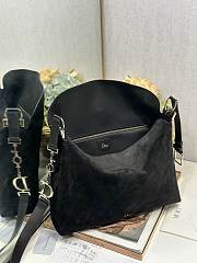 Dior Medium Diorly Bag Saddle Suede Calfskin size 31.5 x 25 x 8 cm - 02 - 2