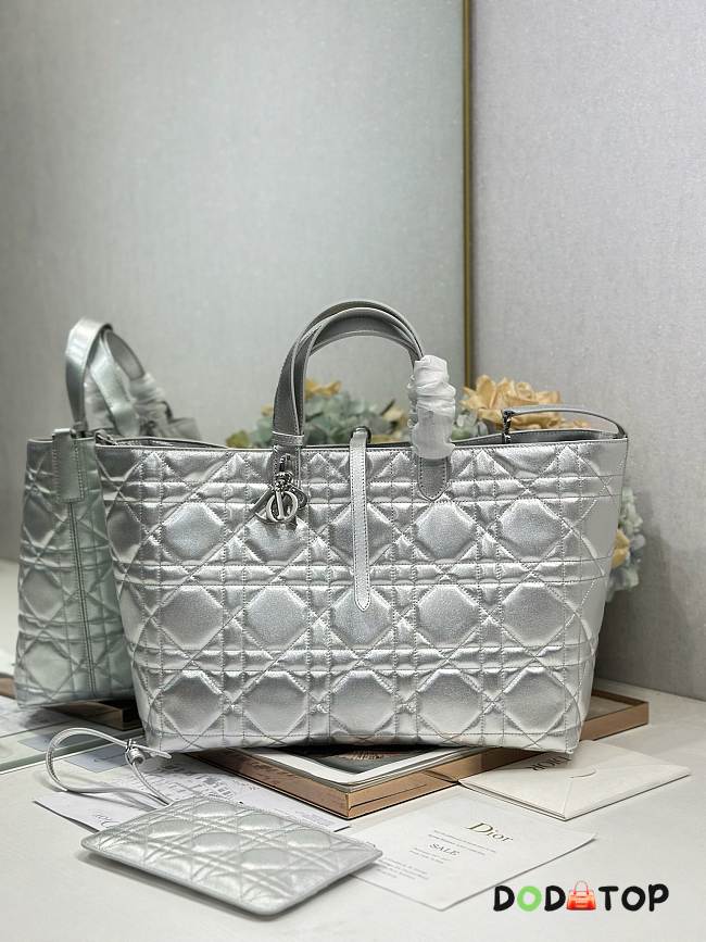 Dior Toujours silver hardware bag size 37×20×28.5cm  - 1