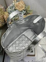 Dior Toujours silver hardware bag size 37×20×28.5cm  - 2