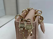 Lady D-Joy Bag Cannage Lambskin size 19×10.5×5.5 - 5