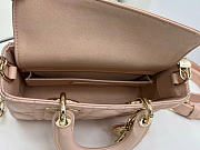 Lady D-Joy Bag Cannage Lambskin size 19×10.5×5.5 - 4