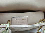 Lady D-Joy Bag Cannage Lambskin size 19×10.5×5.5 - 3