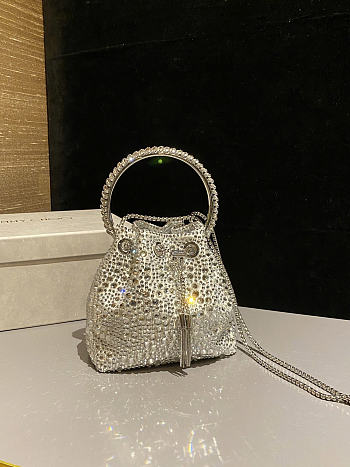 Jimmy Choo bag size 16x15x9.5cm