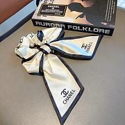 Chanel Scrunchie white  - 2