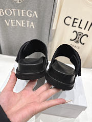 CELINE Logo-Jacquard Canvas Sandals - 5