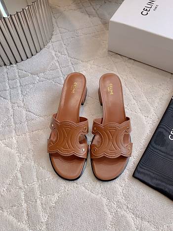 Celine sandals brown women's - 01