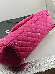 Chanle big pink bag size 46x27x13cm - 6