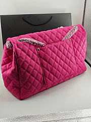 Chanle big pink bag size 46x27x13cm - 2