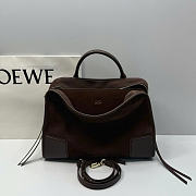 LOEWE Amazona 180 bag in suede brown size 35x25x11.5cm - 1