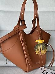 LOEWE Hammock Flip bag in classic calfskin size 15x22.5x22cm - 5