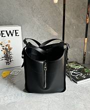 LOEWE Hammock Flip bag in classic calfskin size 15x22.5x22cm - 02 - 5