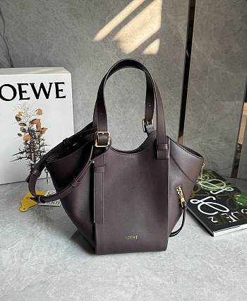 LOEWE Hammock Flip bag in classic calfskin size 15x22.5x22cm - 03