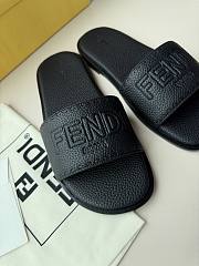 Fendi sandals black women's - 3