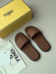 Fendi sandals brown women's - 2