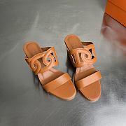 Hermes sandals women's Tan - 7cm - 1