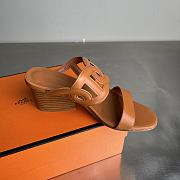 Hermes sandals women's Tan - 7cm - 2