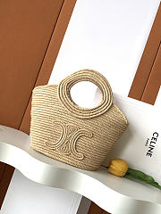 Celine Raffia woven basket bag size 21x15x10cm - 1