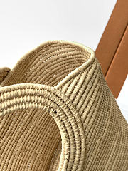 Celine Raffia woven basket bag size 21x15x10cm - 3