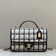 CHANEL 22K FLAP BAG WITH TOP HANDLE size 25×21.5x7cm - 1