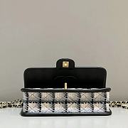 CHANEL 22K FLAP BAG WITH TOP HANDLE size 25×21.5x7cm - 5