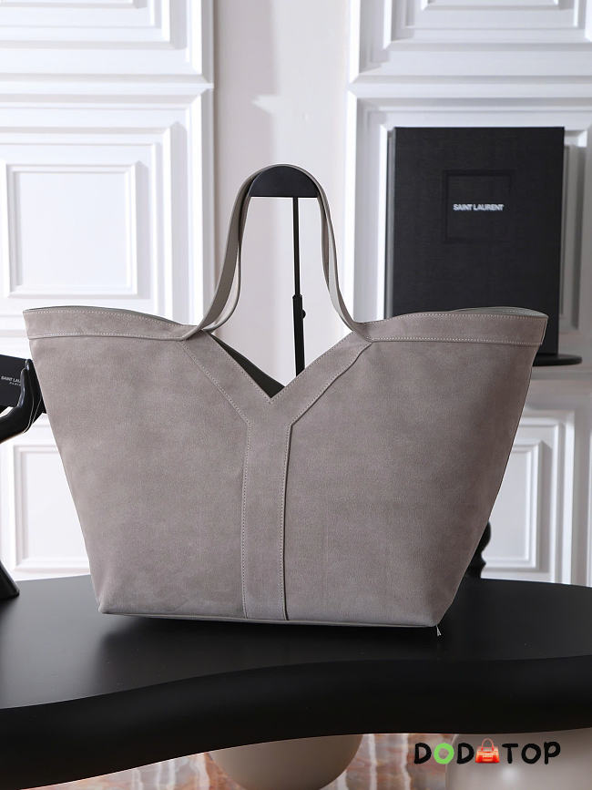 YSL large bag gray size 38-50×33×16cm - 1