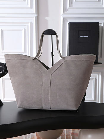 YSL large bag gray size 38-50×33×16cm