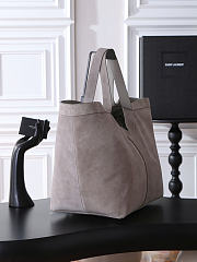 YSL large bag gray size 38-50×33×16cm - 4