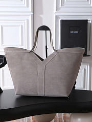 YSL large bag gray size 38-50×33×16cm - 5