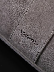 YSL large bag gray size 38-50×33×16cm - 6