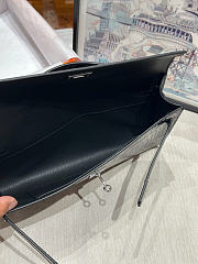 Hermes Kelly Cut black bag size 28x14.5x4cm - 5