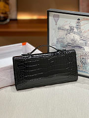 Hermes Kelly Cut black bag size 28x14.5x4cm - 3