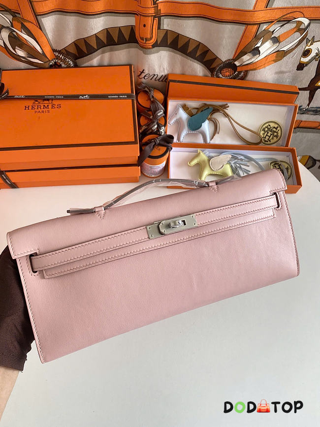 Hermes Kelly Cut pink bag size 31x13x2.5cm - 1