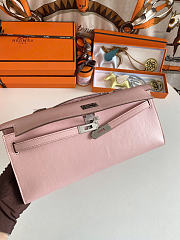 Hermes Kelly Cut pink bag size 31x13x2.5cm - 6