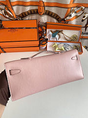 Hermes Kelly Cut pink bag size 31x13x2.5cm - 5