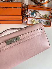Hermes Kelly Cut pink bag size 31x13x2.5cm - 3