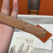 Hermes Epsom Kelly Belt navy 1.8cm - 2