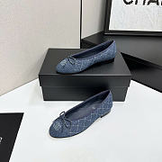 Chanel denim ballet flats - 5