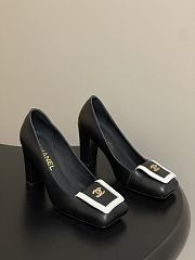 Chanel block heels 9cm -03 - 1